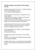 BSC2086 Lymphatic System Questions With Complete Solutions