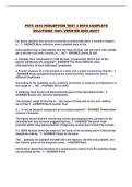 PSYC 2610 PERCEPTION TEST 4 WITH COMPLETE SOLUTIONS 100&percnt; VERIFIED 2026-2027&excl;&excl;
