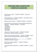 BSC2086 FINAL EXAM WITH COMPLETE ANSWERS