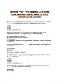 NEWEST FPSI 11 TH EDITION CANDIDATE TEST PREPARATION EXAM WITH 100&percnt; VERIFIED 2026 UPD&Acy;&Tcy;&IEcy;&excl;&excl;