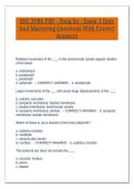 BSC 2086 FSU - Yung Su - Exam 1 Quiz And Mastering Questions With Correct Answers