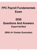 FPC Payroll Fundamentals Study Guide &vert; Fundamental Payroll Certification Exam Prep PDF