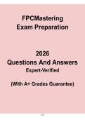 FPC Mastering Exam Prep 2026 &vert; Fundamental Payroll Certification Complete Review PDF