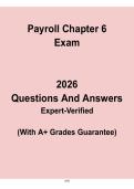 Payroll Chapter 6 Study Guide &vert; Deductions&comma; Taxes & Compliance Review PDF
