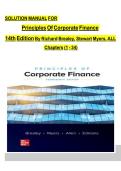 Solution Manual for Principles of Corporate Finance 14th Edition by Richard Brealey&comma; Stewart Myers&comma; Franklin Allen and Alex Edmans