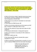 VA DEQ ESC INSPECTOR CERTIFICATION EXAM BANK &vert; NEWEST 2026 ACTUAL EXAM QUESTIONS AND CORRECT ANSWERS &lpar;VERIFIED&rpar; &lbrace;300 Q & A&rcub; GRADED A&plus; &vert; BRAND NEW 2026&sol;2027 &vert; 100&percnt; PASS&period;