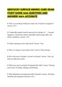 KENTUCKY&lowbar;SURFACE&lowbar;MINING&lowbar;CARD&lowbar;EXAM&lowbar;STUDY&lowbar;GUIDE&lowbar;2026&lowbar;QUESTIONS&lowbar;AND