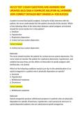 NU129 TEST 2 EXAM QUESTIONS AND ANSWERS NEW UPDATED 2025&sol;2026 A COMPLETE SOLUTION ALL ANSWERS 100&percnt; CORRECT DETAILED BEST GRADED A&plus; FOR SUCCESS