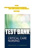 TEST BANK For Understanding the Essentials of Critical Care Nursing&comma; 3rd Edition by Perrin&comma; Verified Chapters 1 - 19&comma; Complete Newest Version