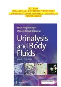 Test Bank for Urinalysis and Body Fluids 7th Edition by Strasinger &vert; Verified Chapter's 1 - 17 &vert; Complete Newest Version