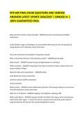NTR 604 FINAL EXAM QUESTIONS AND VERIFIED ANSWERS LATEST UPDATE 2026&sol;2027 &vert; GRADED A&plus; &vert; 100&percnt; GUARANTEED PASS&period;