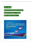 Test Bank for Horngren's Financial & Managerial Accounting&comma; The Financial Chapters&comma; Global Edition 7th Edition by Tracie Miller-Nobles&comma; Brenda Mattison