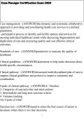 Case Manager Certification Exam 2026 