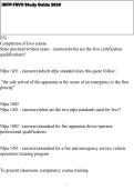 ISFM FSVO Study Guide 2026 