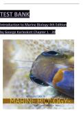 Introduction to Marine Biology &lpar;4th Edition&rpar; &ndash; George Karleskint &ndash; Complete Test Bank with Questions and Answers