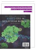 Karp&rsquo;s Cell and Molecular Biology &lpar;9th Edition&rpar; &ndash; Gerald Karp & Janet Iwasa &ndash; Complete Test Bank for Chapters 1&ndash;18
