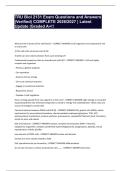 TRU Biol 2131 Exam Questions and Answers &lpar;Verified&rpar; COMPLETE 2026&sol;2027 &vert; Latest Update &vert;Graded A&plus;&excl;&excl;
