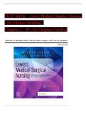 Lewis Medical-Surgical Nursing &lpar;12th Edition&rpar; &ndash; Mariann Harding &ndash; Complete Test Bank for Chapters 1&ndash;69