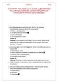 ATI RN MATERNAL NEWBORN PROCTORED EXAM 2026&colon; 200&plus; VERIFIED QUESTIONS & RATIONALES &vert; LATEST & COMPLETE GUIDE &vert; GRADED A&plus; 