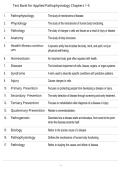  Applied Pathophysiology &ndash; Chapters 1&ndash;5 &ndash; Test Bank &ndash; Comprehensive Practice Questions with Rationales