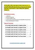 ATI RN MED SURG PROCTORED RETAKE EXAM &lpar;Version 1&comma; 2&comma; & 3&rpar; WITH NGN &lpar;NGN Style Questions & Case Scenario&rpar; Actual Questions and Answers &vert; Latest 2026&sol;2027 Update &vert; Graded A&plus;&period;