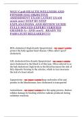 WGU C458 HEALTH&comma;WELLNESS AND FITNESS &lpar;OA&rpar; OBJECTIVE ASSESSMENT EXAM LATEST EXAM 2026-2027 STEP BY STEP EXPLANATIONS  AND REVIEW GUIDE FULLY SOLVED EXPERT VERIFIED GRADED A&plus; AND 100&percnt;   READY TO PASS &lpar;JUST RELEASED&excl;&excl;&excl;&excl;&excl;&rpar;