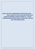 NGN ATI RN EXIT COMPREHENSIVE PREDICTOR EXAM FINAL VERSION ACTUAL EXAM QUESTIONS WITH DETAILED ANSWERS ALREADY GRADED A&plus; &sol; RN ATI COMPREHENSIVE PREDICTOR EXIT EXAM FINAL VERSION WITH NGN &lpar;BRAND NEW&rpar;