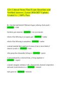 GIA Colored Stone Final Exam Questions and Verified Answers &vert; Latest 2026&sol;2027 Update &vert; Graded A&plus; &vert; 100&percnt; Pass&period;