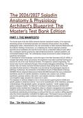 2026&sol;2027 Test Bank&colon; Saladin's Anatomy & Physiology &lpar;10th Ed&rpar; - NGN NCLEX Clinical Blueprint & 55-Question Gauntlet