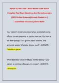 Relias ED RN A Test &vert; Most Recent Exam Actual  Complete Real Exam Questions And Correct Answers  &lpar;100&percnt;Verified Answers&rpar; Already Graded A&plus; &vert;  Guaranteed Success&excl;&excl; &vert; Brand New&excl;&excl;