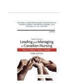 TEST BANK - YODER-WISE'S LEADING AND MANAGING IN CANADIAN NURSING&comma; 3RD EDITION &lpar;WADDELL&comma; 2024&rpar;&comma; CHAPTER 1-32 &vert; ALL CHAPTERS