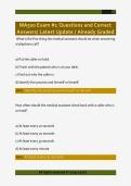MA500 Exam &num;1 Questions and Correct  Answers&sol; Latest Update &sol; Already Graded