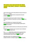 ASRT modules review EXAM QUESTIONS AND VERIFIED ANSWERS &vert; 100&percnt; CORRECT &vert; GRADED A&plus; &vert; GUARANTEED SUCCESS&period;