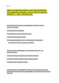 NR341 CJE PHARMACOLOGY CJE EXAM QUESTIONS AND VERIFIED ANSWERS &vert; LATEST UPDATE 2026&sol;2027 &vert; GRADED A&plus; &vert; 100&percnt; ASSURED PASS&period; 