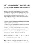 KREFT G202 ASSESSMENT 1 FINAL PAPER 2026 QUESTIONS AND ANSWERS ALREADY PASSED