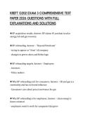 KREFT G202 EXAM 3 COMPREHENSIVE TEST PAPER 2026 QUESTIONS WITH FULL EXPLANATIONS AND SOLUTIONS