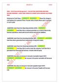 WGU C214 Financial Management Final Exam Prep 2025&sol;2026 &vert; Actual Questions & Verified Answers &vert; Latest Objective Assessment &lpar;OA&rpar; Guide 
