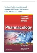 Test Bank For Lippincott Illustrated Reviews&colon; Pharmacology 8th Edition by Karen &vert;&vert; All  Chapters&vert;&vert;Complete Guide A&plus;&period;&vert;&vert; Latest 2026&period;