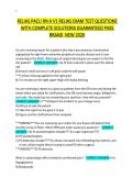 RELIAS&lowbar;PACU&lowbar;RN&lowbar;A&lowbar;V1&lowbar;RELIAS&lowbar;EXAM&lowbar;TEST&lowbar;QUESTIONS&lowbar;WITH&lowbar;COMPLETE&lowbar;SOLUTIONS