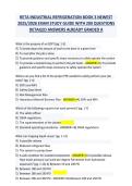RETA&lowbar;Industrial&lowbar;Refrigeration&lowbar;Book&lowbar;3&lowbar;NEWEST&lowbar;2025-2026 EXAM&lowbar;STUDY&lowbar; GUIDE