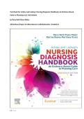 Test Bank for Ackley and Ladwig's Nursing Diagnosis Handbook&colon; An Evidence-Based Guide to Planning Care &lpar;13th Edition&rpar; &ndash; Complete with Expert Verified Answers and Rationales &lpar;All Sections&rpar;