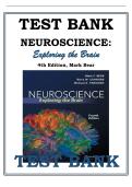 Test Bank For Neuroscience&colon; Exploring the Brain &lpar;4th Edition&rpar; By Mark Bear & Barry W&period; Connors &ndash; Chapters 1&ndash;25 Complete