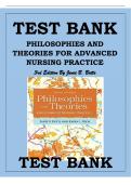 Test Bank For Philosophies and Theories for Advanced Nursing Practice &lpar;3rd Edition&rpar; By Janie B&period; Butts &ndash; Complete Test Bank