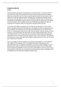 Integratie-opdracht cognitieve psychologie &vert; psychobiologie jaar 1