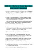MGA 201- Midterm Exam Questions  and Correct Answers