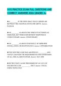 S-93 PRACTICE EXAM FULL QUESTIONS AND CORRECT ANSWERS 2026 GRADED A&plus;