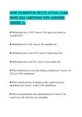 SANS FOUNDATION SEC275 ACTUAL EXAM PAPER 2026 QUESTIONS WITH ANSWERS GRADED A&plus;