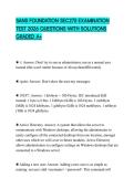 SANS FOUNDATION SEC275 EXAMINATION TEST 2026 QUESTIONS WITH SOLUTIONS GRADED A&plus;