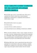 SCCJA CUMULATIVE ACADEMY EXAMINATION TEST 2026 QUESTIONS WITH DETAILED ANSWERS GRADED A&plus;