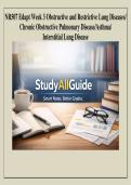 NR 507 eDAPT Week 3&colon; Obstructive & Restrictive Lung Diseases &vert; COPD Study Guide with Rationales &lpar;2026&rpar;